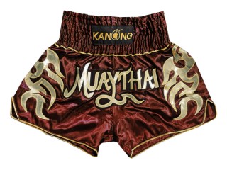 Kanong Muay Thai hose : KNS-134-kastanienbraun