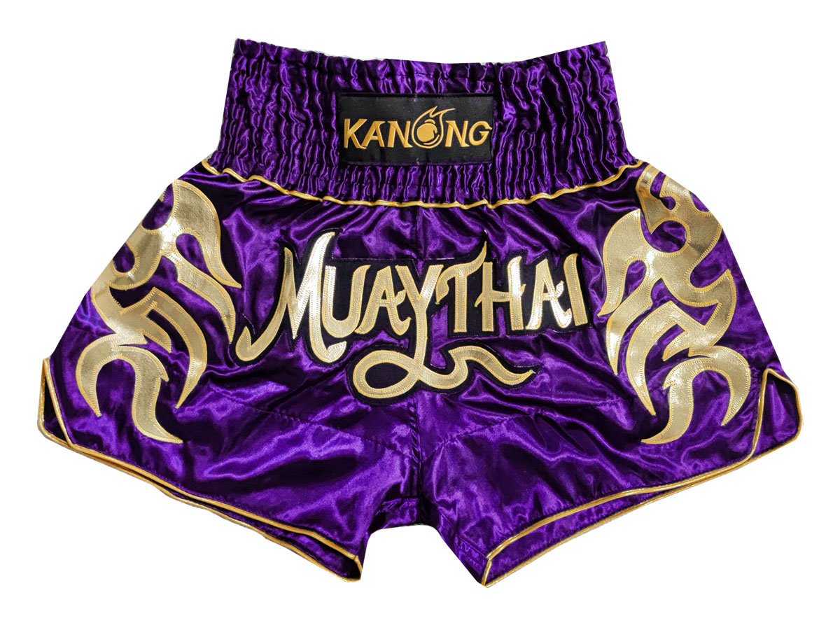 Kanong Muay Thai shorts - Thaiboxhosen : KNS-134-Lila