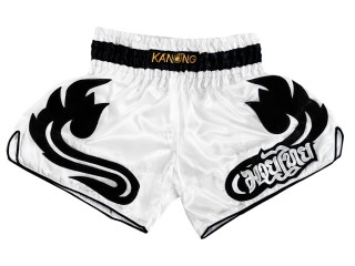 Kanong Retro Muay Thai shorts - Thaiboxhosen : KNSRTO-209-Weiß
