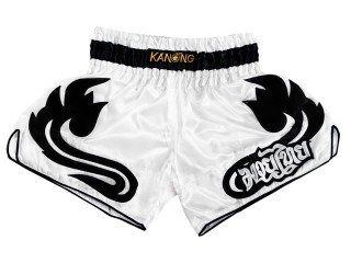 Kanong Retro Muay Thai shorts : KNSRTO-209-Weiß