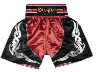 Kanong Boxhosen : KNBSH-202-Rot-Schwarz