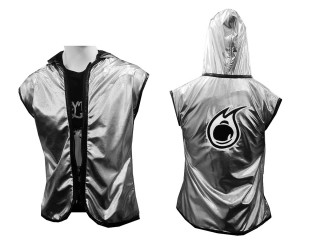 Kanong Frauen Kapuzenpullover / Hoodies Jacke Frauen : Silber