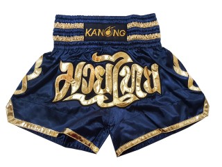 Kanong Muay Thai shorts - Thaiboxhosen für Kinder : KNS-121-Marine-K