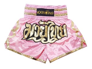 Kanong Muay Thai shorts für Kinder : KNS-121-Rosa-K