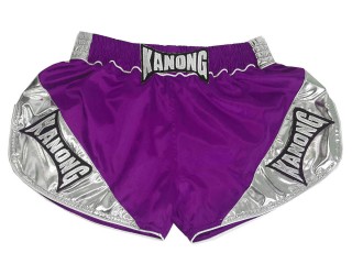 Kanong Frauen Boxhosen : KNSRTO-201-Lila-Silber