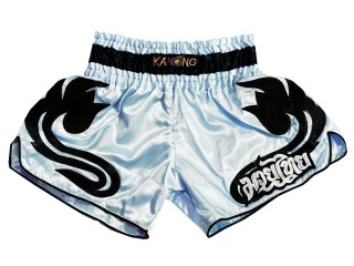 Kanong Retro Muay Thai shorts : KNSRTO-209-hellblau