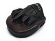 Kanong Professional Boxpolster für Muay Thai: Braun/Schwarz (Rindsleder)