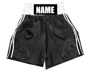 Personalisierte Boxhosen : KNBSH-026-Schwarz