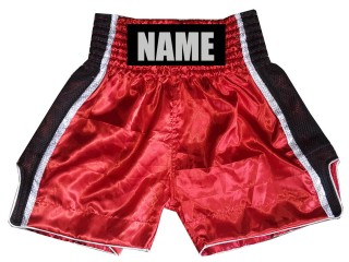 Personalisierte  Boxshorts : KNBSH-027-Rot