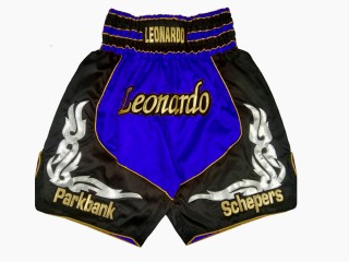 Personalisierte Boxshorts : KNBXCUST-2035-Blau-Schwarz