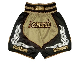 Personalisierte Boxshorts : KNBXCUST-2035-Gold-Schwarz