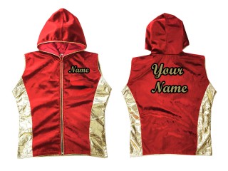 Kanong Hoodies / Walk in Hoodies Jacke : Rot / Gold