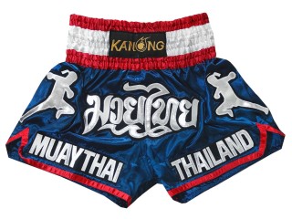 Kanong Muay Thai shorts - Thaiboxhosen für Kinder : KNS-133-Marine