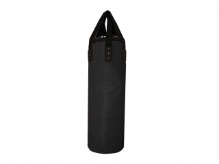 Kanong Maßgeschneiderte Mikrofaser-Sandsack, Hängend Mikrofaser-Leder Boxsack (ungefüllt): Black 120 cm.