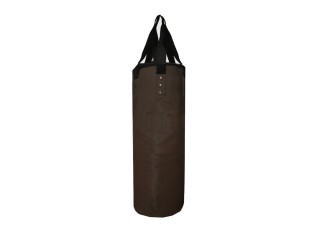 Kanong Maßgeschneiderte Mikrofaser-Sandsack, Hängend Mikrofaser-Leder Boxsack (ungefüllt): Dunkelbraun 120 cm.