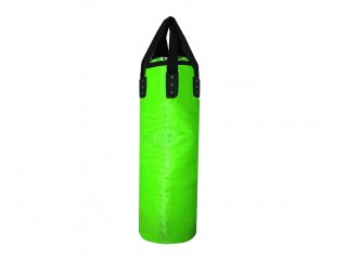 Kanong Maßgeschneiderte Mikrofaser-Sandsack, Hängend Mikrofaser-Leder Boxsack (ungefüllt): Lime Green 120 cm.
