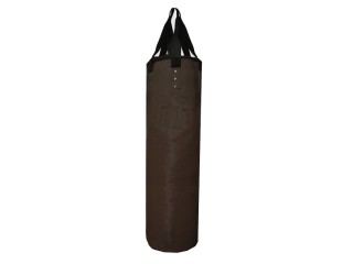 Kanong Maßgeschneiderte Mikrofaser-Sandsack, Hängend Mikrofaser-Leder Boxsack (ungefüllt): Dunkelbraun 150 cm.