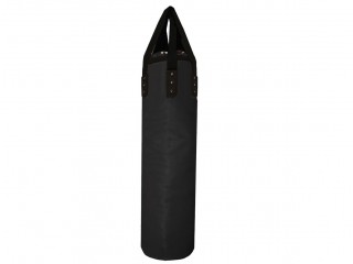 Kanong Maßgeschneiderte Mikrofaser-Sandsack, Hängend Mikrofaser-Leder Boxsack (ungefüllt): Schwarz 180 cm.