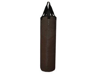 Kanong Personalisierte Mikrofaser-Leder Boxsack (ungefüllt) : Dunkelbraun 180 cm.
