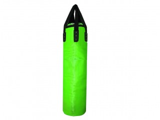 Kanong Maßgeschneiderte Mikrofaser-Sandsack, Hängend Mikrofaser-Leder Boxsack (ungefüllt): Lime Green 180 cm.