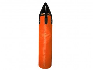 Kanong Maßgeschneiderte Mikrofaser-Sandsack, Hängend Mikrofaser-Leder Boxsack (ungefüllt): Orange 180 cm.
