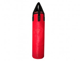 Kanong Maßgeschneiderte Mikrofaser-Sandsack, Hängend Mikrofaser-Leder Boxsack (ungefüllt): Red 180 cm.