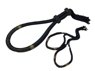 Stirnband und Armbinden Muay Thai Kampfschmuck : Thai Stil Schwarz