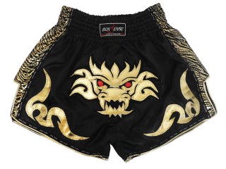 Boxsense Retro Muay Thai hose : BXSRTO-026-Schwarz