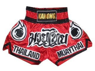 Kanong Muay Thai shorts - Thaiboxhosen : KNS-118-Rot