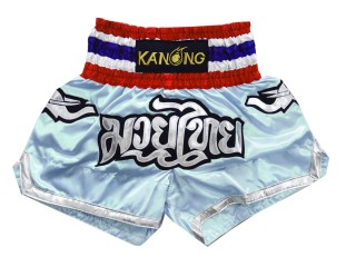 Kanong Muay Thai shorts : KNS-125-hellblau Elefant