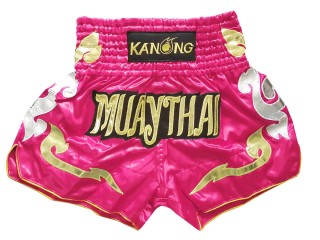 Kanong Muay Thai shorts : KNS-126-Dunkelpink