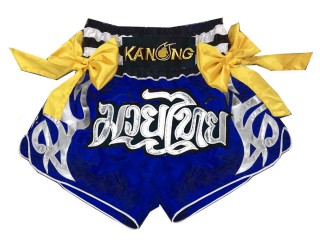 Kanong Muay Thai Boxen shorts : KNS-127-Blau