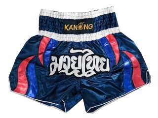 Kanong Muay Thai shorts - Thaiboxhosen : KNS-138-Marine