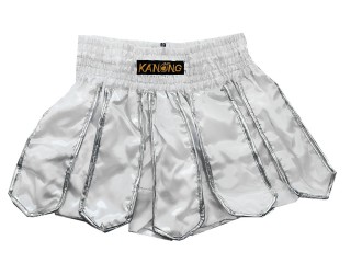 Kanong Muay Thai shorts - Thaiboxhosen : KNS-139-Weiß