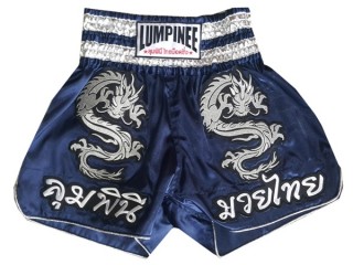 Lumpinee Muay Thai Shorts - Thaiboxhosen : LUM-038 Marine