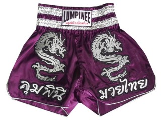 Lumpinee Muay Thai Shorts - Thaiboxhosen : LUM-038 Violett