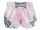 Kanong Frauen Retro Muay Thai shorts : KNSRTO-201-Rosa-Silber