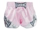 Kanong Frauen Retro Muay Thai shorts - Thaiboxhosen : KNSRTO-201-Rosa-Silber