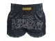 Kanong Retro Muay Thai shorts - Thaiboxhosen : KNSRTO-206-Schwarz