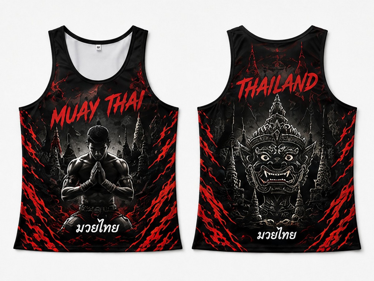 custom muay thai vest 12