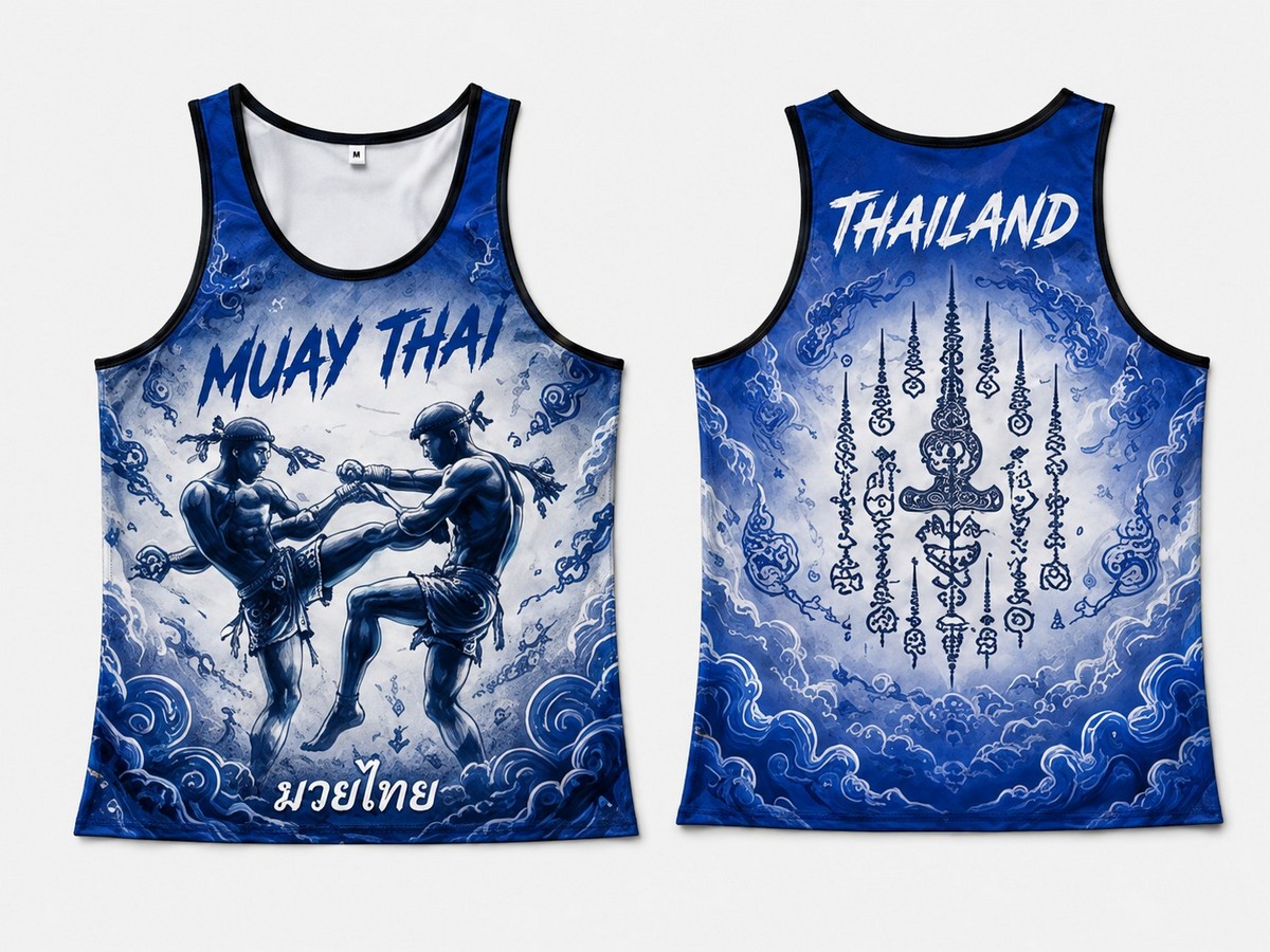 custom muay thai vest 14